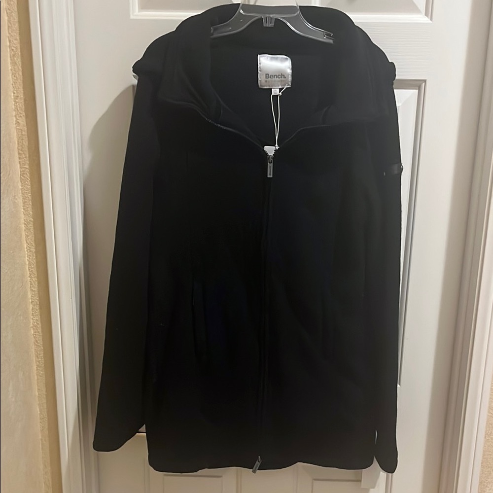 Bench Black Utility Jacket Sleek Versatile Design
